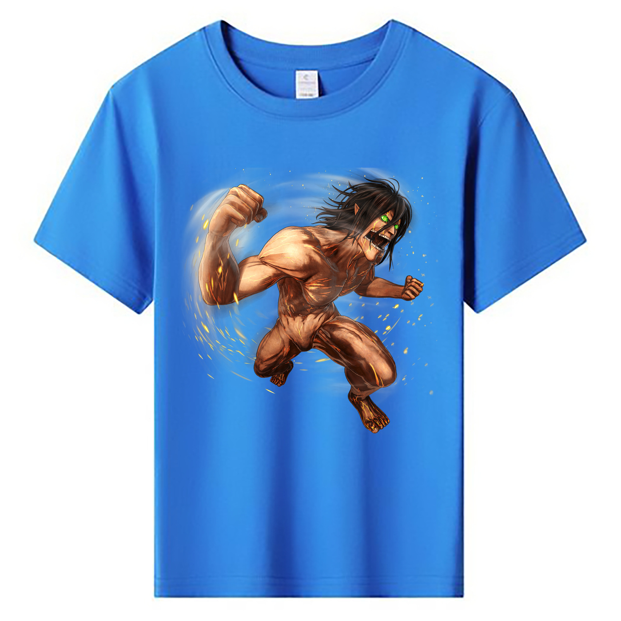 （画像用） 進撃の巨人 Attack on Titan 綿100％キッズTシャツ（フロントプリント）